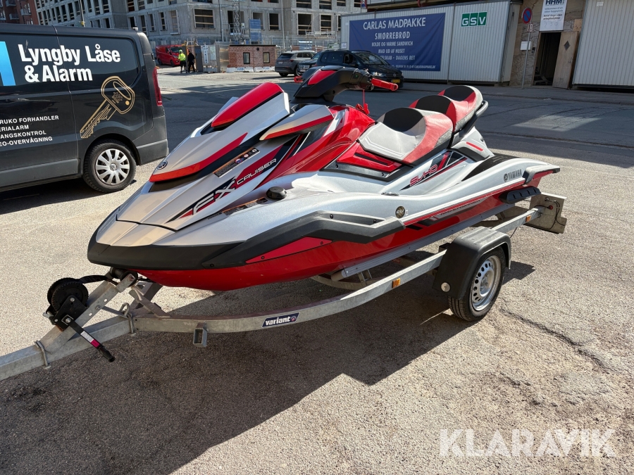 Vandscooter Yamaha FX Cruiser SVHO med trailer