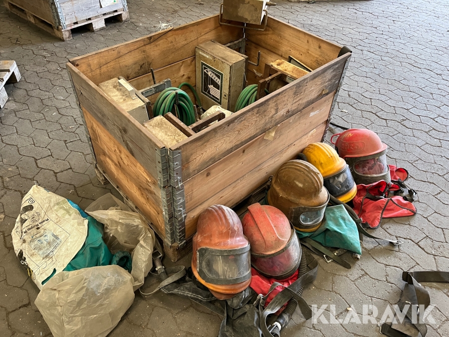 Sandblæserudstyr Masker og filtrrpaneler Ass overskud