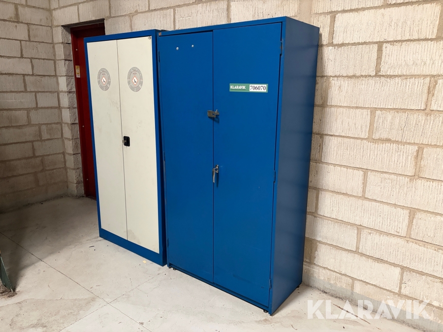 Værkstedsskabe 3 styk