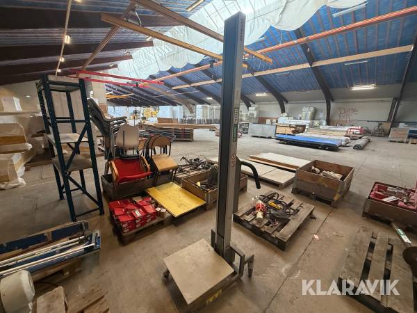 Elektrisk løftevogn/materialelift Hovmand Impact 80H-NP løftekapacitet: 80 kg