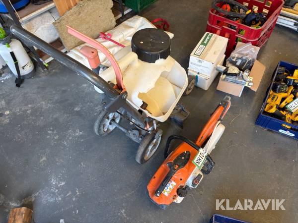 Kapsav Stihl T5500i med vogn 1 styk