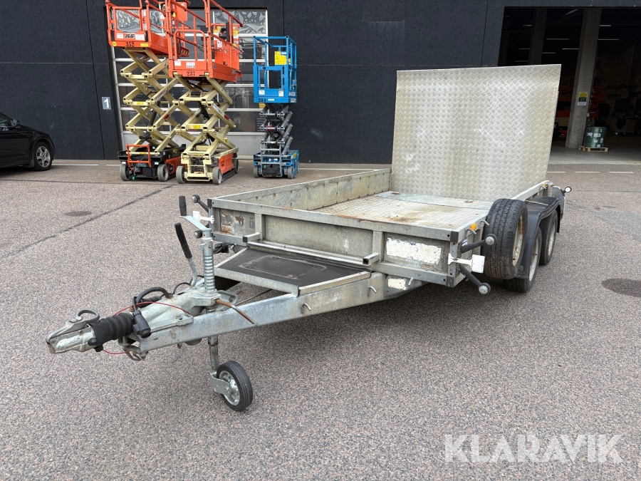 Maskintrailer Ifor Williams GP 106 gm 
