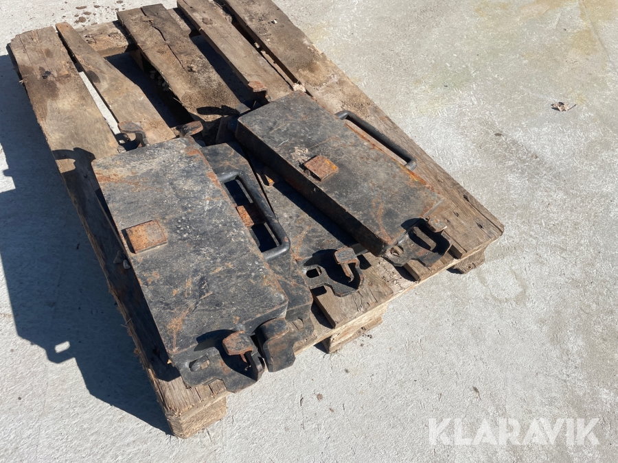 Vægtklodser til Avant minilæsser 5 styk