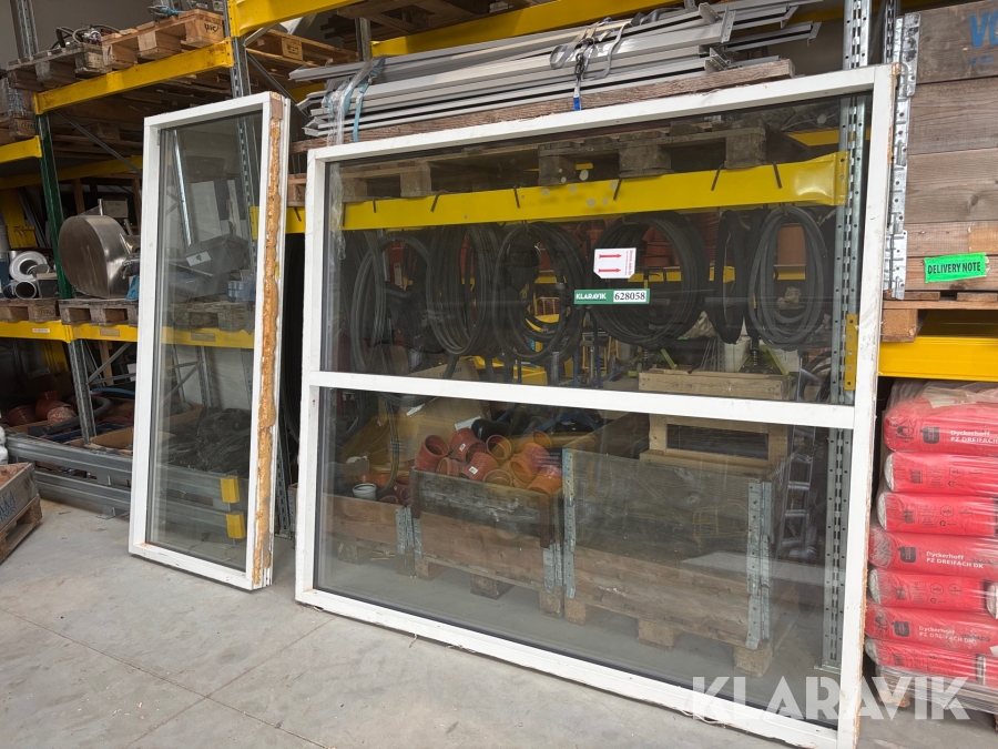 Vinduer Unik Funkis Træ med plastik ramme 2 lags 2 styk