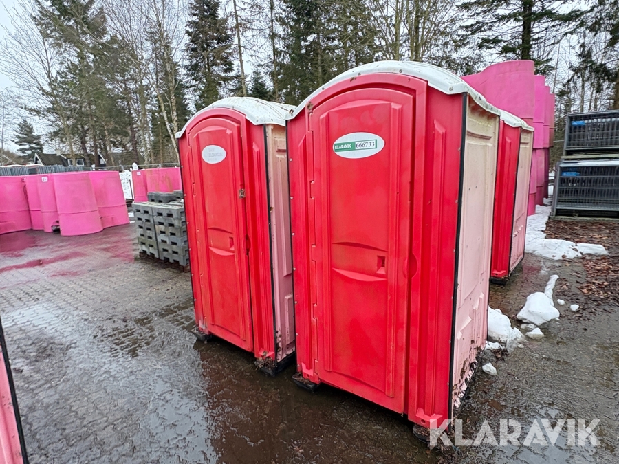 Toiletkabiner 2 styk