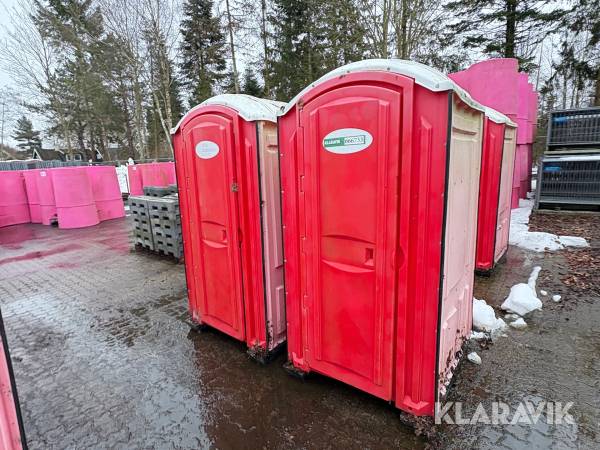 Toiletkabiner 2 styk