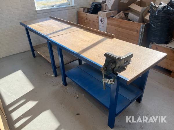 Arbejdsborde Blika 2 Styk 150 x 78 cm