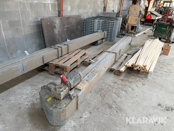 Kornelevator Jema T40-45 - med kornsnegl