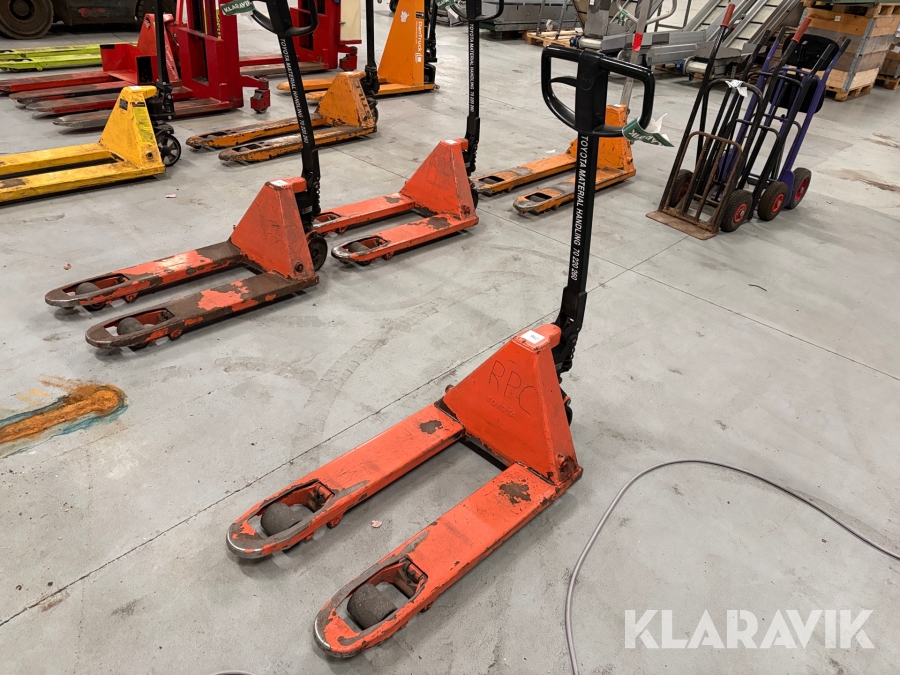 Palleløfter Toyota BT lifter til halv-paller