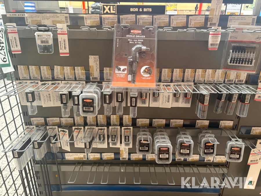 Blandet lot bits Staco - assorteret størrelse