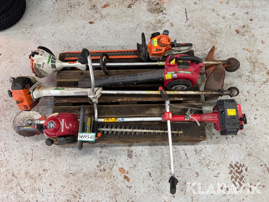 Havemaskiner Jonsered, Stihl,Honda
