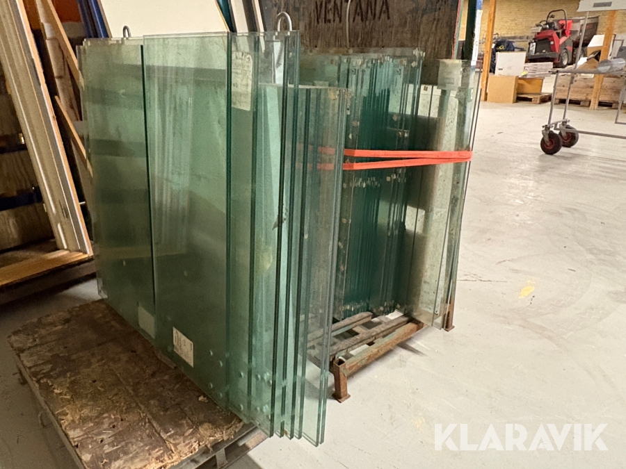 Lot : Glas Glaseksperten Hærdet og lamineret 44 styk