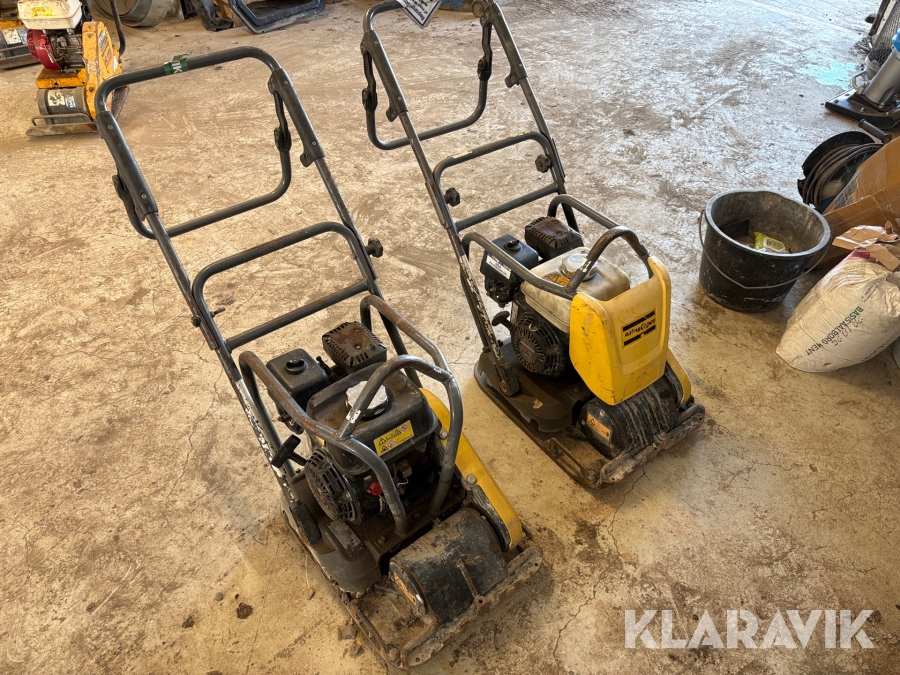 Pladevibrator 2 styk Atlas Copco LF80