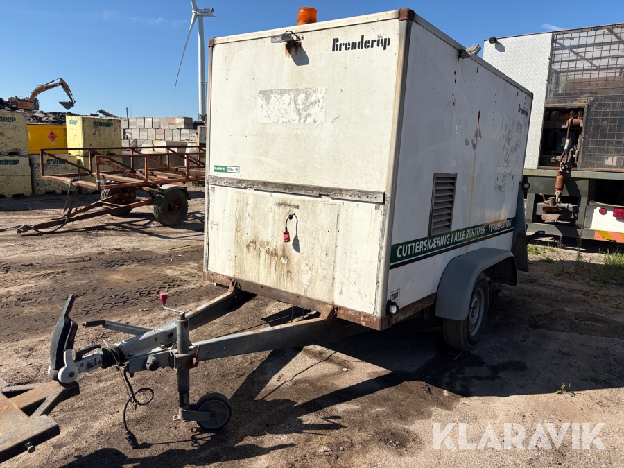 Lukket trailer Brenderup