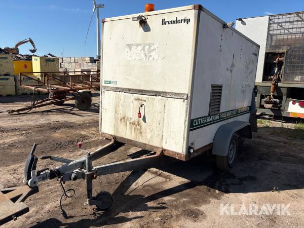 Lukket trailer Brenderup