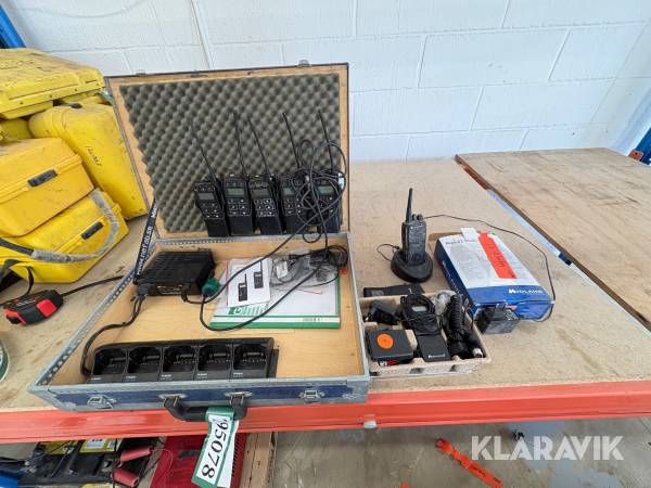 Walkie sæt Atlantis / Motorola TP radio / DP1400