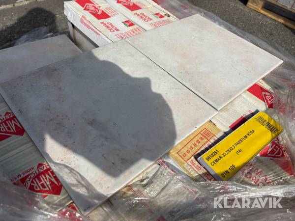 Fliser CEMAR Paestum Rosa - 209 styks - 23,2 kvm