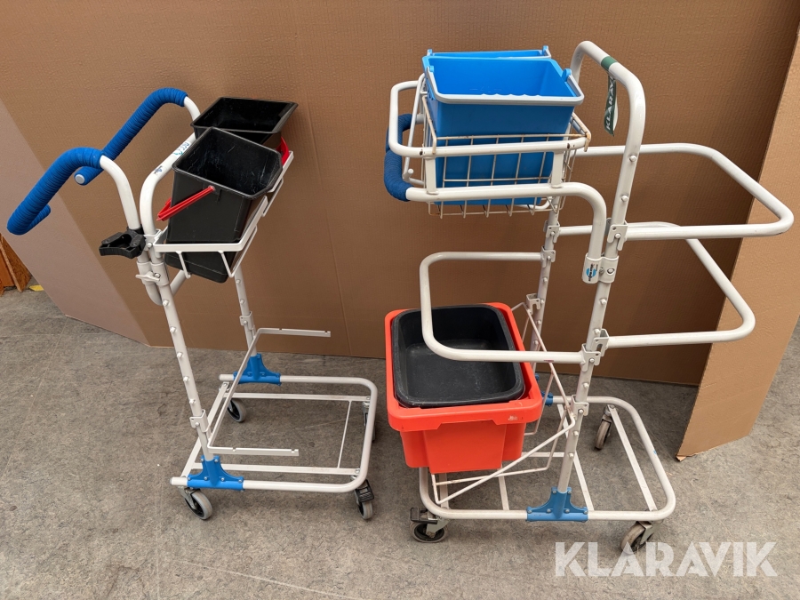 Rengøringsvogne 2 styk