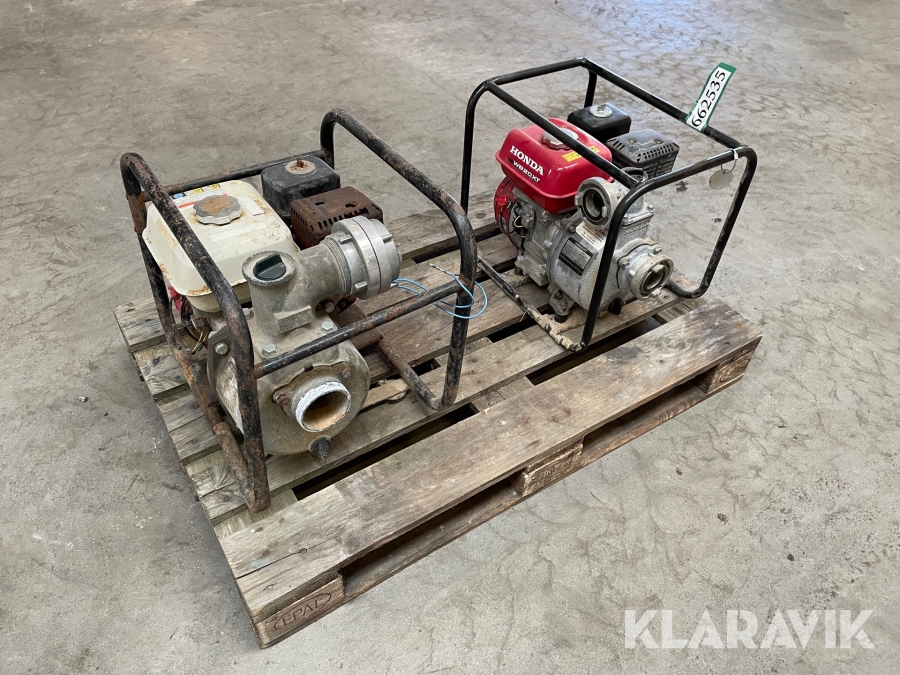 Vandpumper 2 styk LIFTER/HONDA Benzin