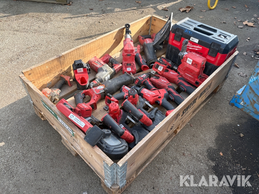 Assorteret håndværktøj - 1 palle