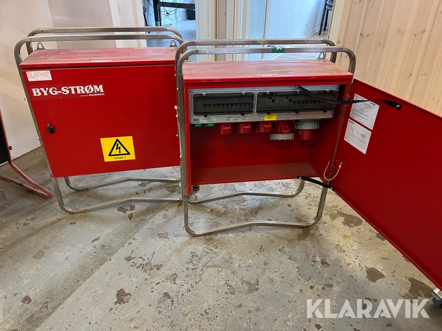 Byggestrøm tavler Malmberg Byg-strøm 2 stk 63A