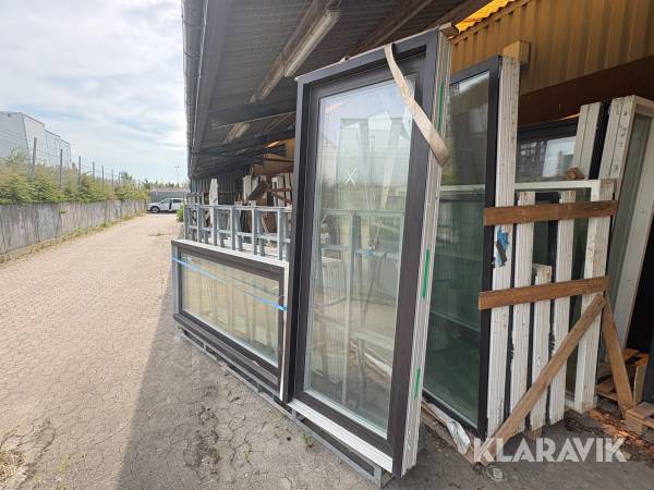 Terrassedøre Velfac - 3 styk