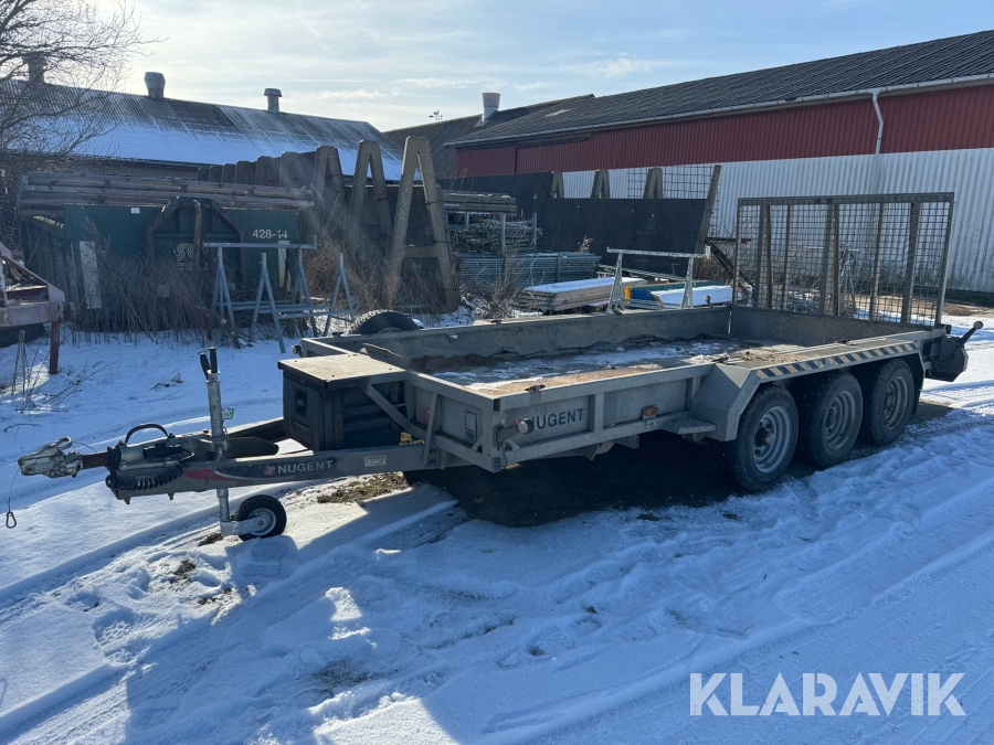 Maskintrailer Nugent P4318T P4318