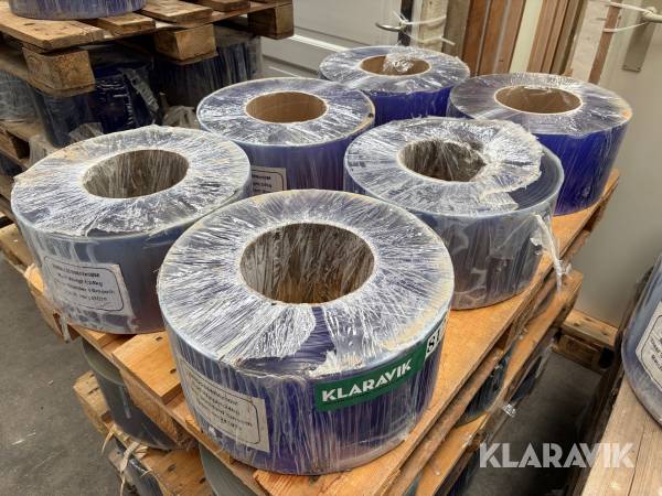 PVC-strimmelgardin - 6 ruller klar