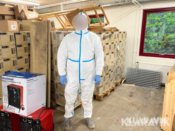 Heldragter 1 Palle Baiha Protective coverall en Palle 10 kasser i alt 500styk str XXL