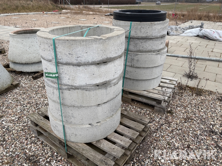 Brøndring beton 10 styk.