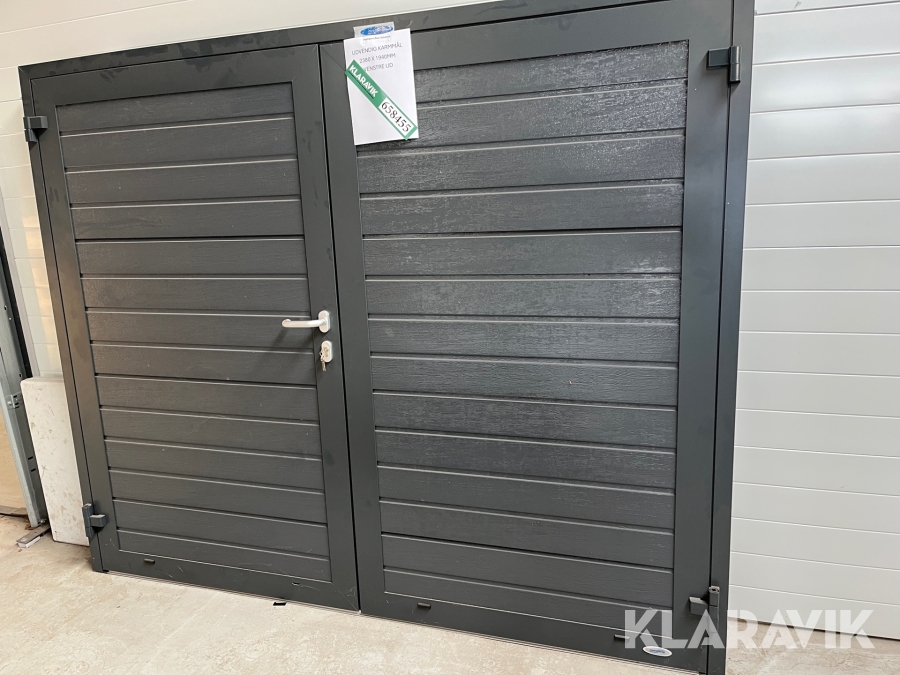 Garagedør dobbelt Novoferm