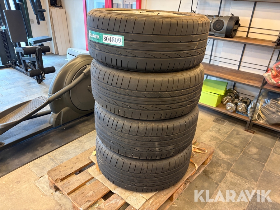 Alufælge med vinterdæk Bridgestone Dueller H/P - 4 styk