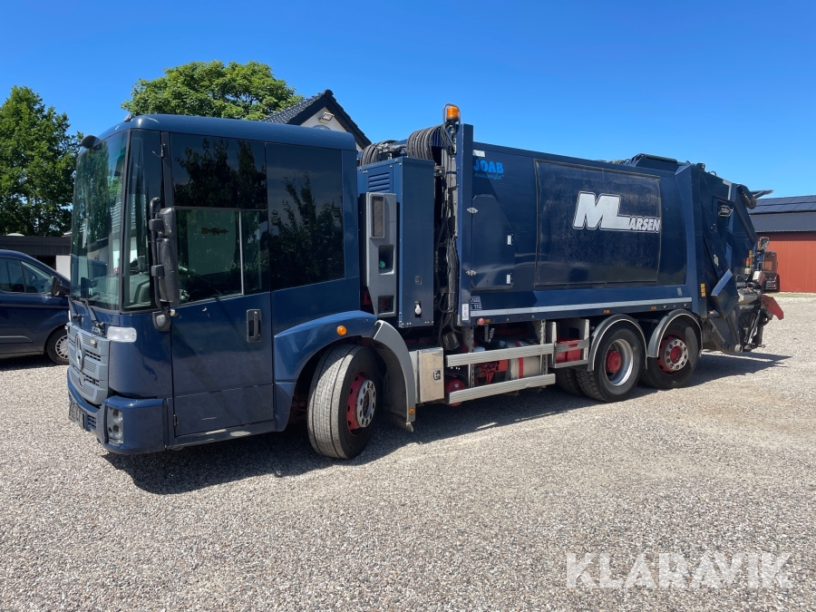 Skraldevogn Mercedes-Benz Econic 2630, 2-kamret, 6x2/4
