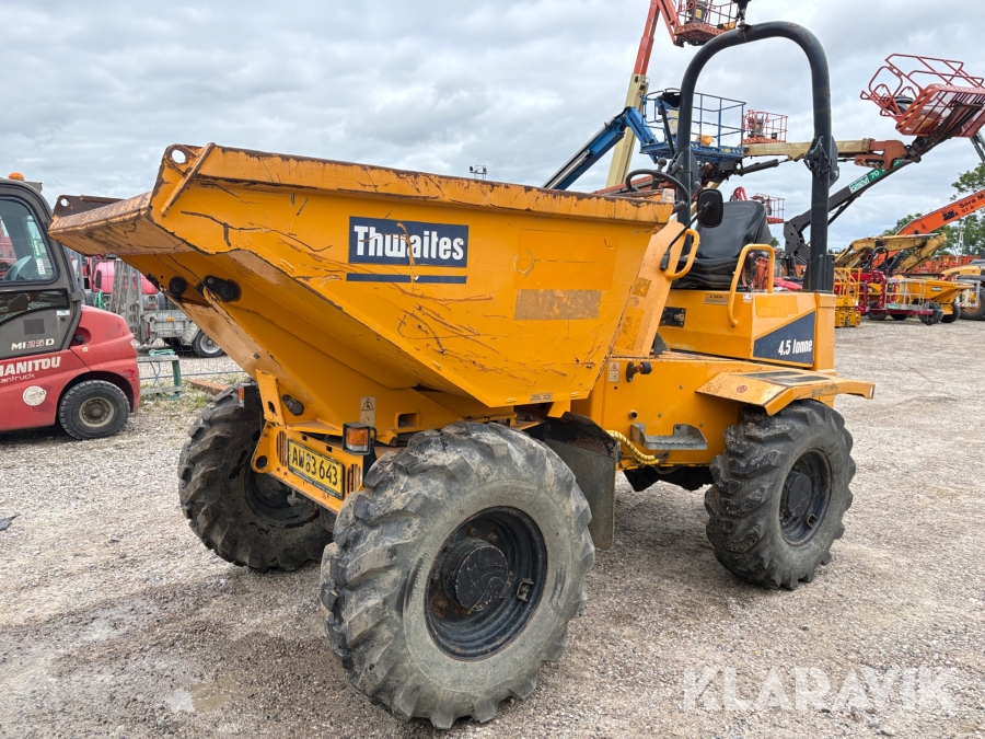 Dumper 4.5 tonne Thwaites Mach444