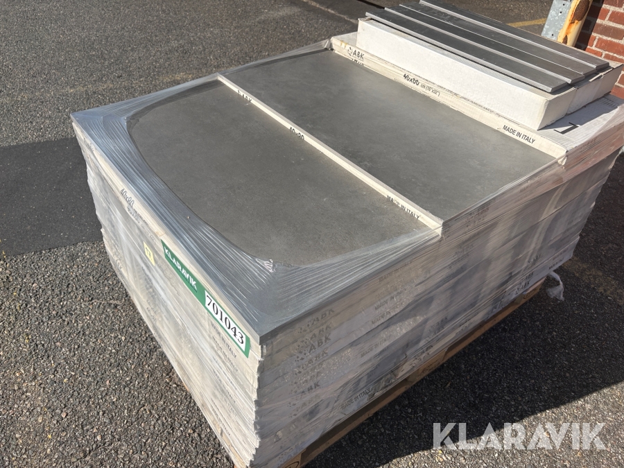 Fliser ABK Docks Black RT - 40x80 cm - 46,7 kvm + Sokkelfliser