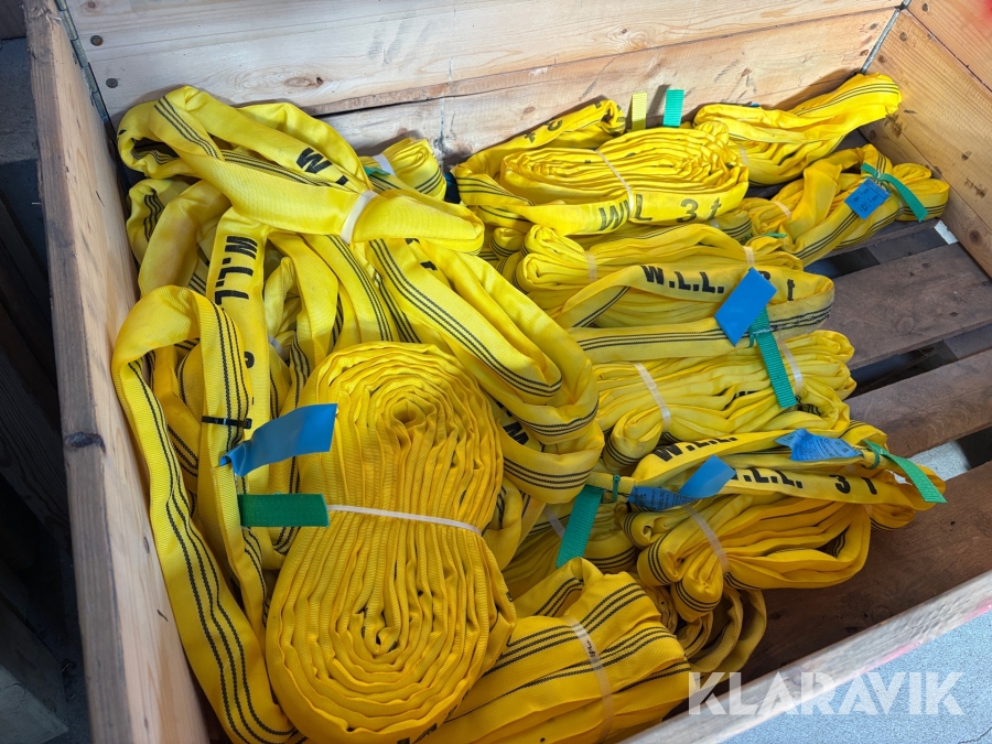 Løftestropper - 3 tons - 21 styk