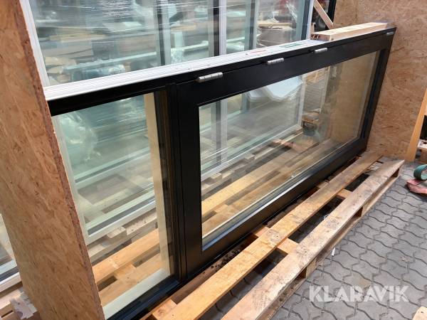 Dør med fast vindue 1 styk 