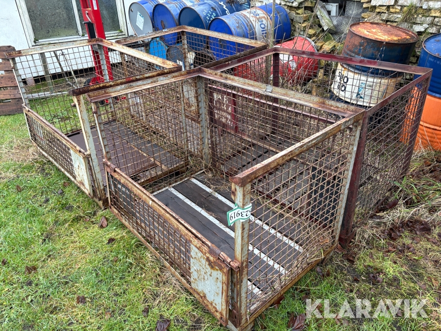 DSB stålbure 4 styk