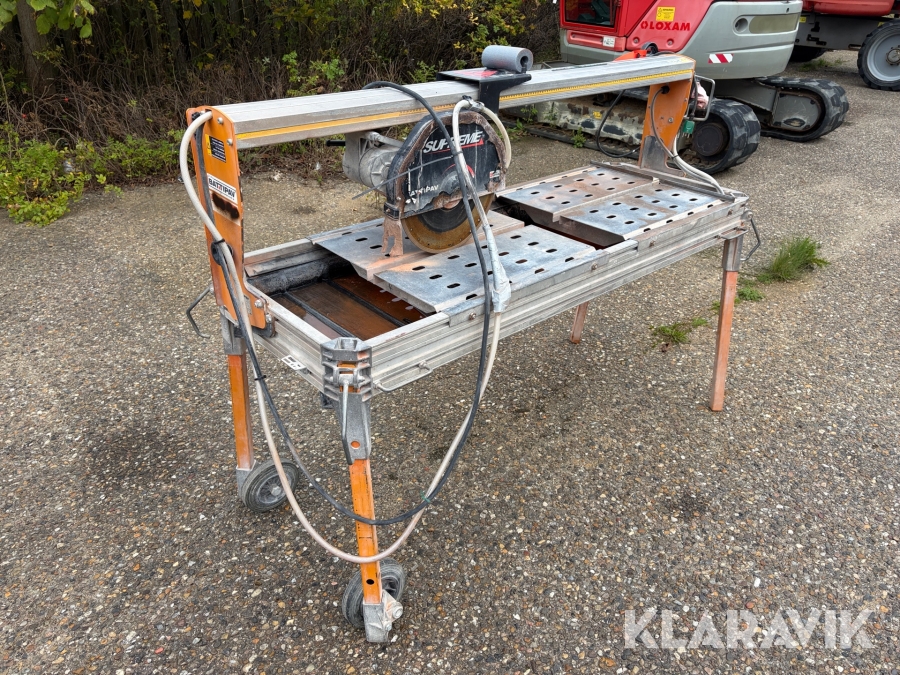 Skærebord Battipav Supreme 120S til vådskærer/fliseskærer