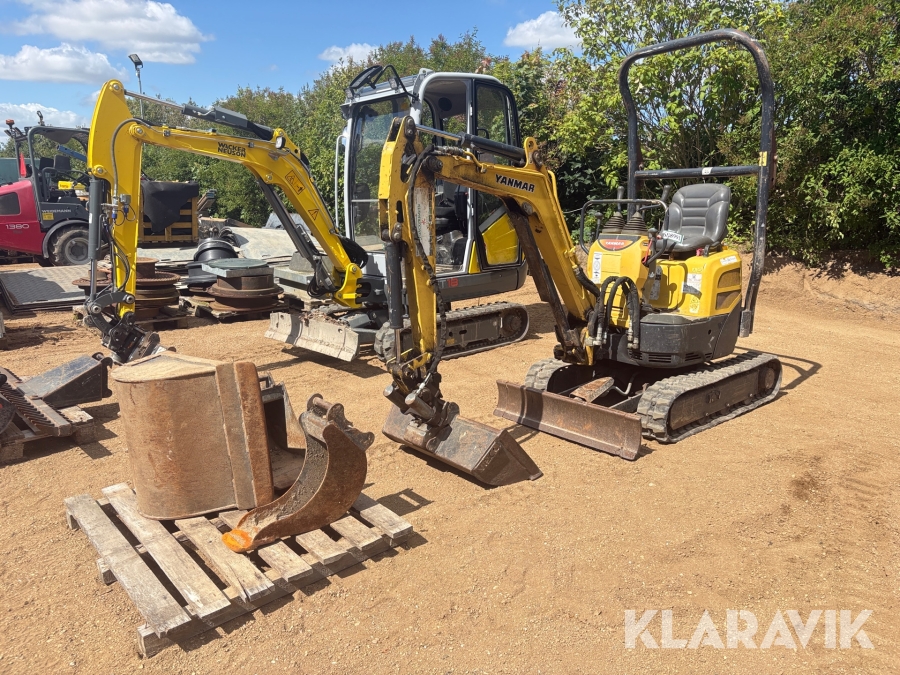 Gravemaskine Yanmar ViO 1.2tons Gm13