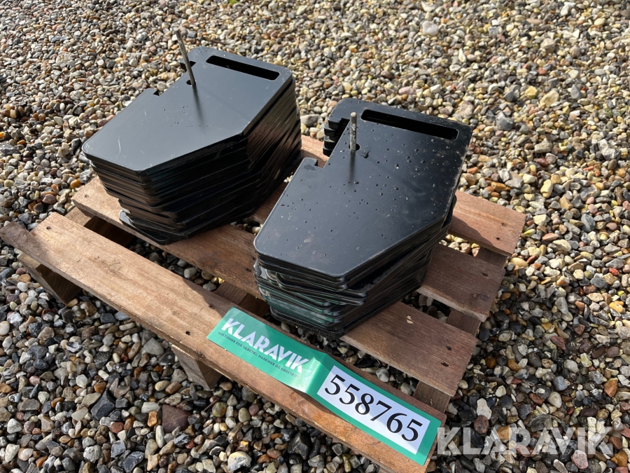 Vægtklodser 30 styk - til plæneklipper