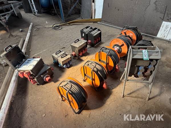 Industrielle kabeltromler og elbokse, 15 Styk