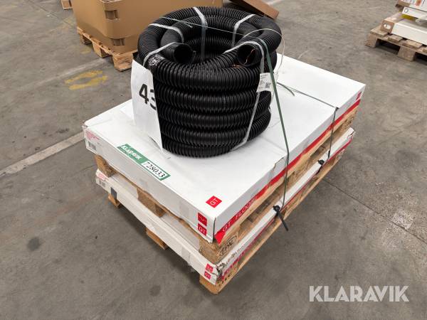 Gulvvarme plader + slange GT Floor 2 pakker gulvarmeplader + slange