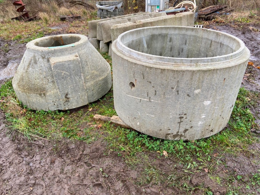 Brøndring og top kegle