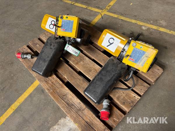 El-taljer GIS GP500/NF 1250kg - 2 styk