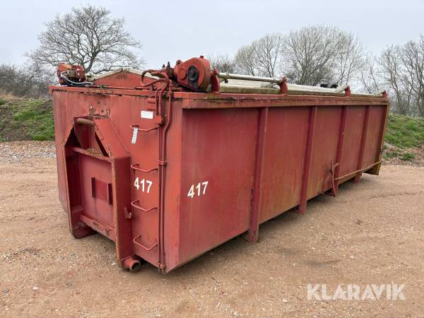 Kroghejscontainer med låg