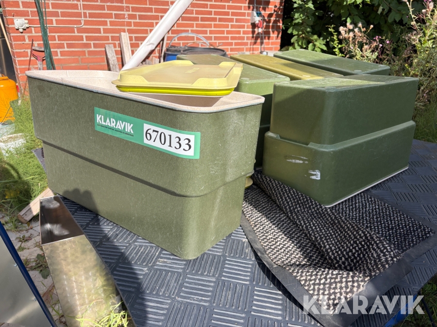 Kølerkasser med elementer 10 styk