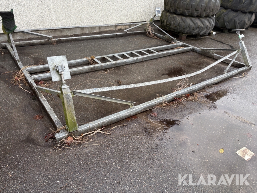 Bådstativ i rustfri stål