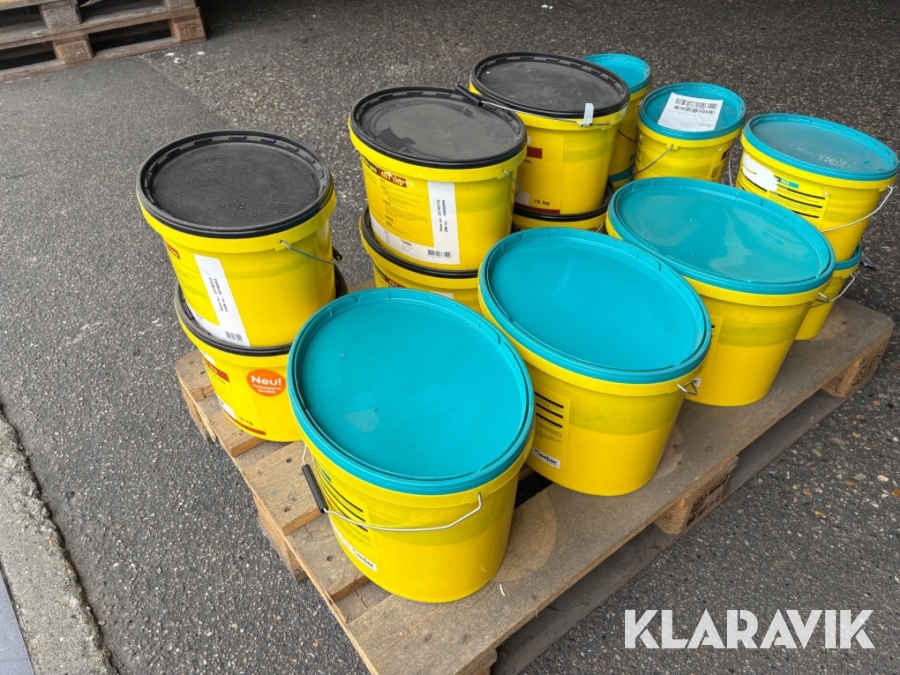 Silikone harpiks og primer Weber, Esbjerg, Klaravik auktione