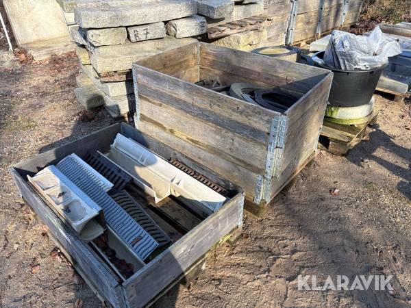 Riste og brønd fittings - 3 paller